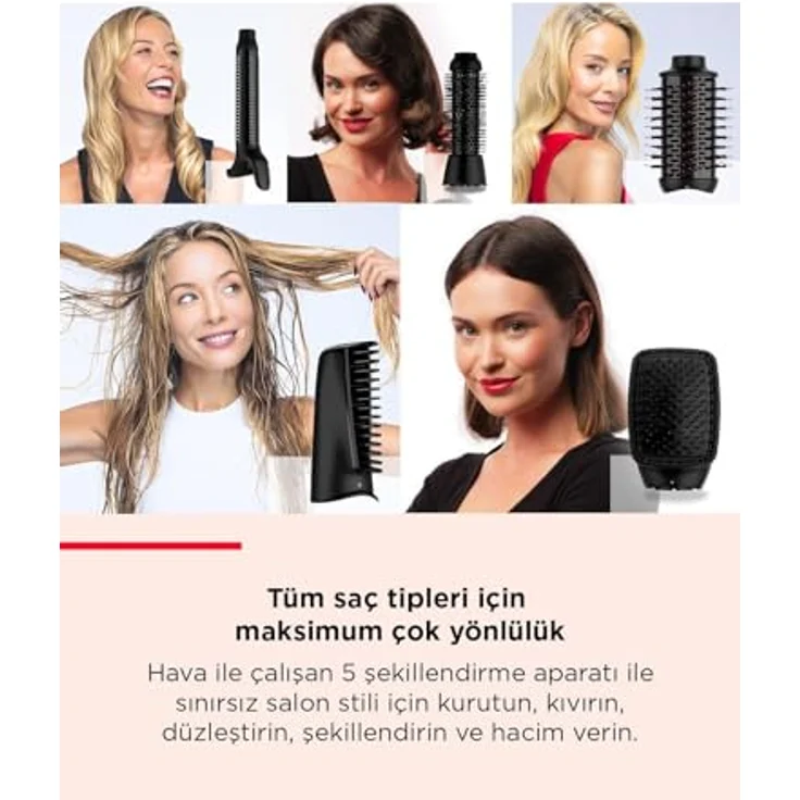 Revlon Lockenstab RVDR5371E, 5-in-1 Multi-Styler mit 32 mm Durchmesser und 4 Temperaturstufen – Bild 3