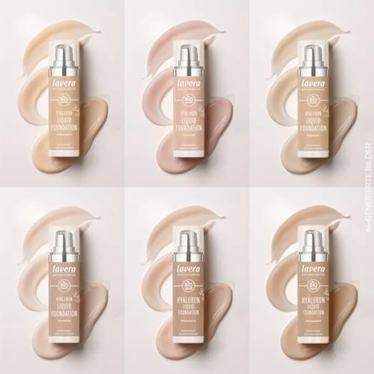 Lavera Hyaluron Liquid Foundation 30 ml Nr. 05 - Natural Beige – Bild 10