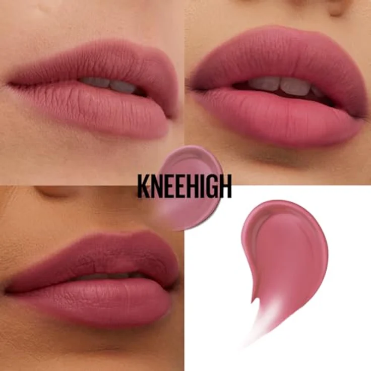 Maybelline New York Teddy Tint Lippenstift, Soft-matte Farbe mit Extra langanhaltendem Finish, Farbe: 55 Kneehigh, Superstay – Bild 2