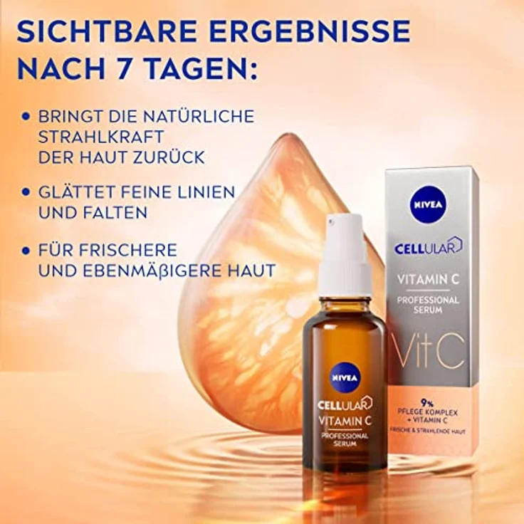 NIVEA Cellular Professional Serum Vitamin C Boost Gesichtsserum 30 ml – Bild 2