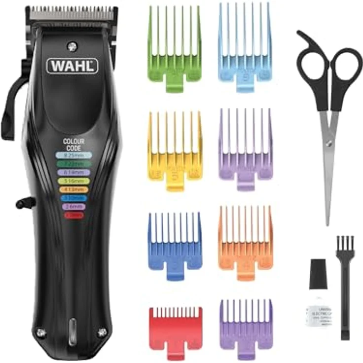 Wahl Colour Pro Tierhaarschneidemaschine Set, kabellos mit 120 Minuten Laufzeit, farbcodierte Aufsteckkämme und ergonomischem Design – Bild 1