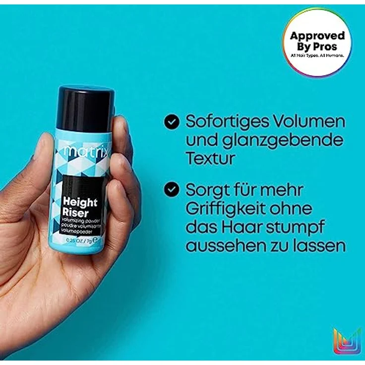 Matrix | Professionelles Volumen Puder, Für schwereloses Volumen, Festigend und mattierend, Für alle Haartypen, Styling Height Riser, 1 x 7 g – Bild 4
