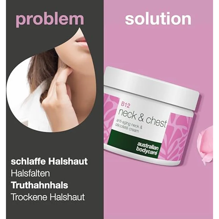 Australian Bodycare B12 Neck Chest Anti-Aging Cream, 50 ml, für straffere und elastischere Haut – Bild 2