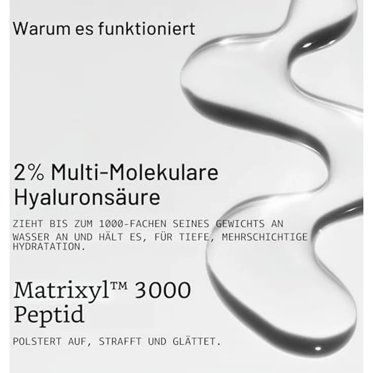 The INKEY List 2% Hyaluronsäure Hydrating Serum, Supersize 100 ml für Plumpung und Glättung der Haut, alle Hauttypen – Bild 5