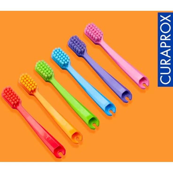 Curaprox Kids Travel Refill Ersatz-Kopf, 2er Pack, orange, sanfte Borsten für effektive Zahnreinigung – Bild 9