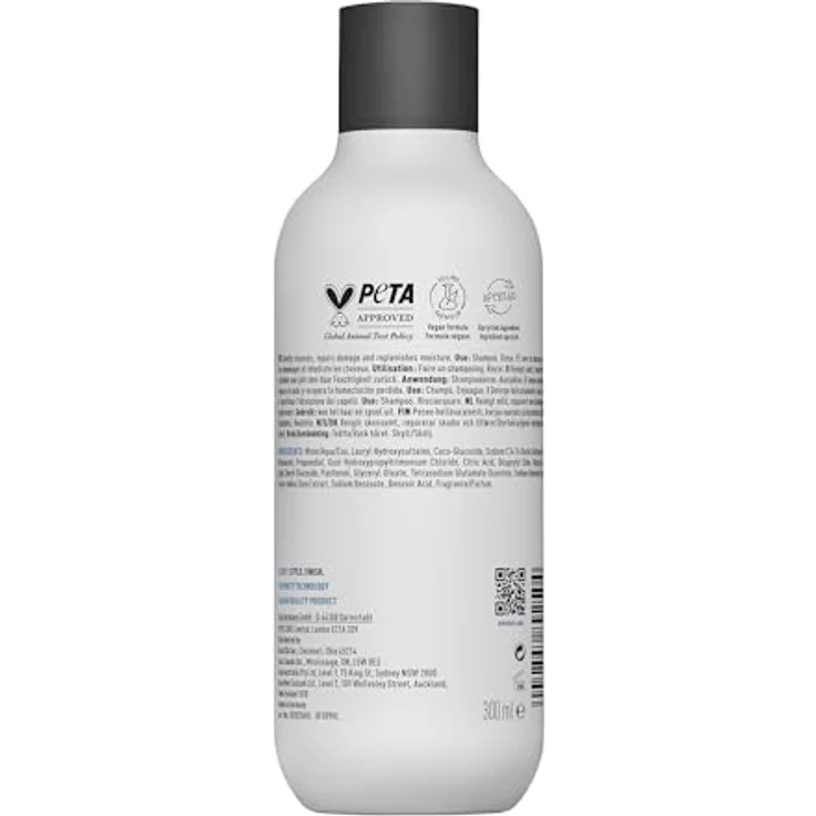 KMS MOISTREPAIR Shampoo 300ml für kraftloses, trockenes Haar, das zu Haarbruch und Spliss neigt. – Bild 2