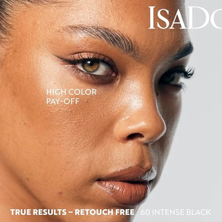 IsaDora The Intense 24H Wear & Smudge-proof Eyeliner, vegane Formel, hochpigmentierte Textur, 0,35 g – Bild 2