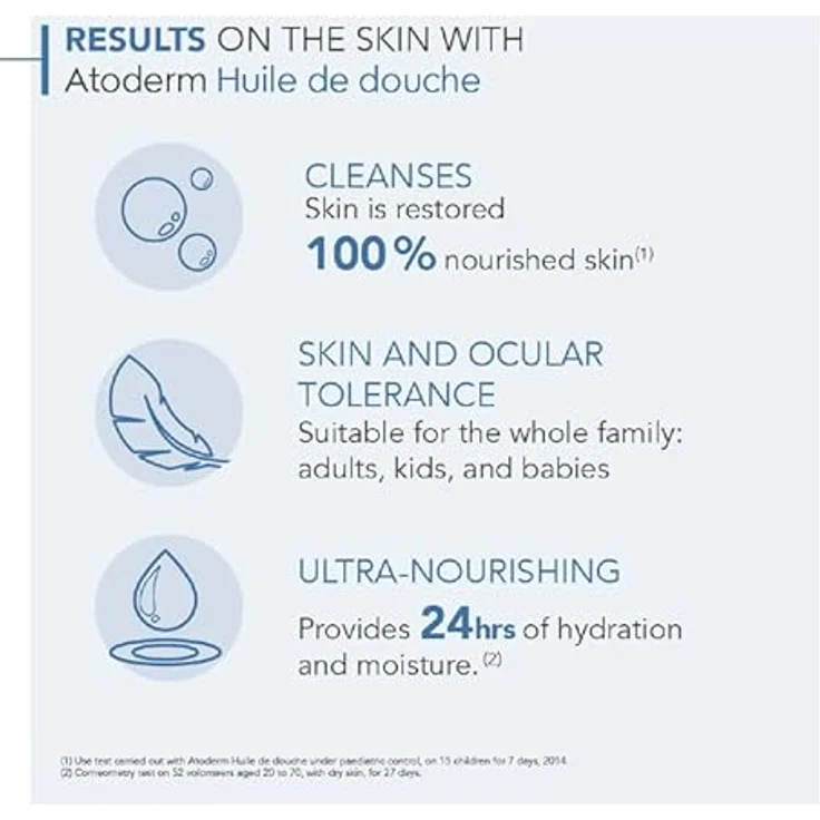 Bioderma Atoderm Huile de Douche 500 ml, Duschöl für ein angenehmes Hautgefühl – Bild 5