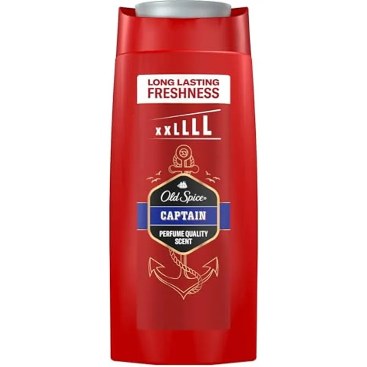 Old Spice Captain 3-in-1 Duschgel & Shampoo für Männer, 675 ml, mit erfrischendem Schaum und Zitrusnoten