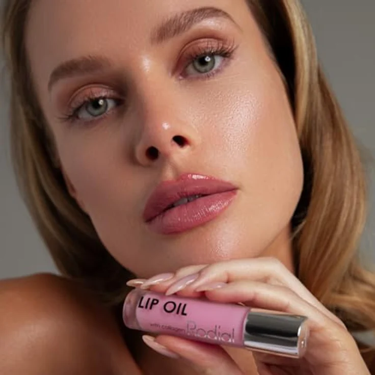 Rodial Lip Oil Lippenöl mit Kollagen, Soft Pink, 4 ml - intensive Feuchtigkeit und glättendes Finish für pralle Lippen – Bild 6
