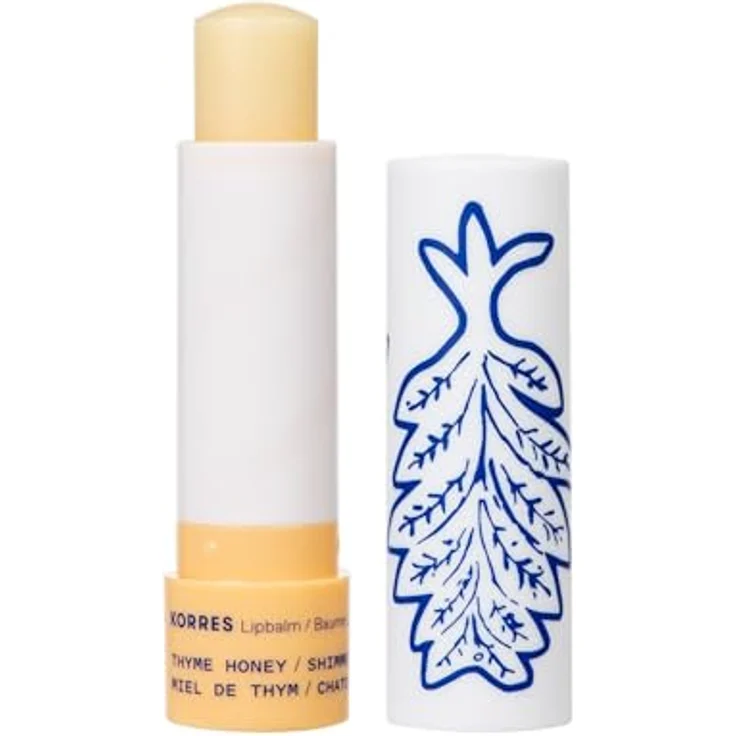 Korres Thyme & Honey, nährender Lippenbalsam mit intensiver Feuchtigkeitspflege, 4,5 g, vegan – Bild 1