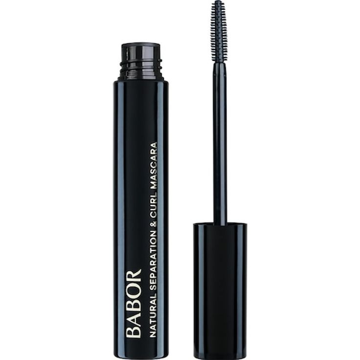 BABOR Natural Separation & Curl Mascara, Wimperntusche für definierte und geschwungene Wimpern, 10 ml