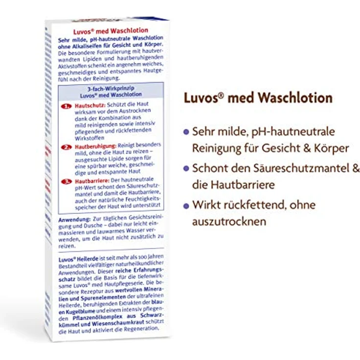Luvos Wasch- & Duschlotion med 200 ml – Bild 4