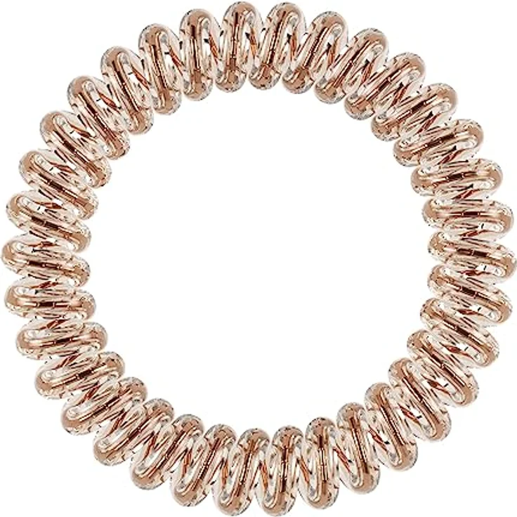 invisibobble Slim Haargummi Bronze Me Pretty I 3x Dünne Haargummis bronze für Mädchen & Damen I eleganter Look & starker Halt I designed im Herzen Münchens – Bild 2