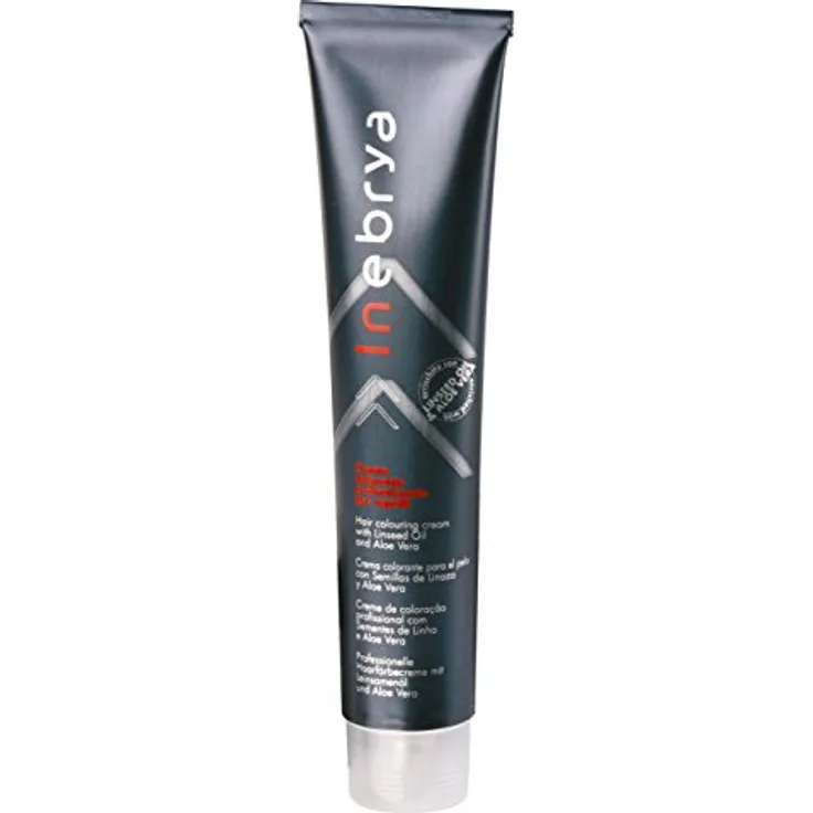 Permanente Haarfarbe Creme mit Leinsamen und Aloe Vera 100ml INEBRYA (- 5.3 hellbraun gold)