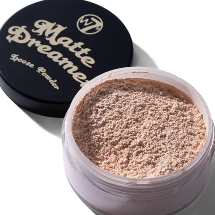 W7 Matte Dreamer Loose Powder Gesichtspuder, leicht getöntes, loses Puder, für jeden Hautton geeignet – Bild 3