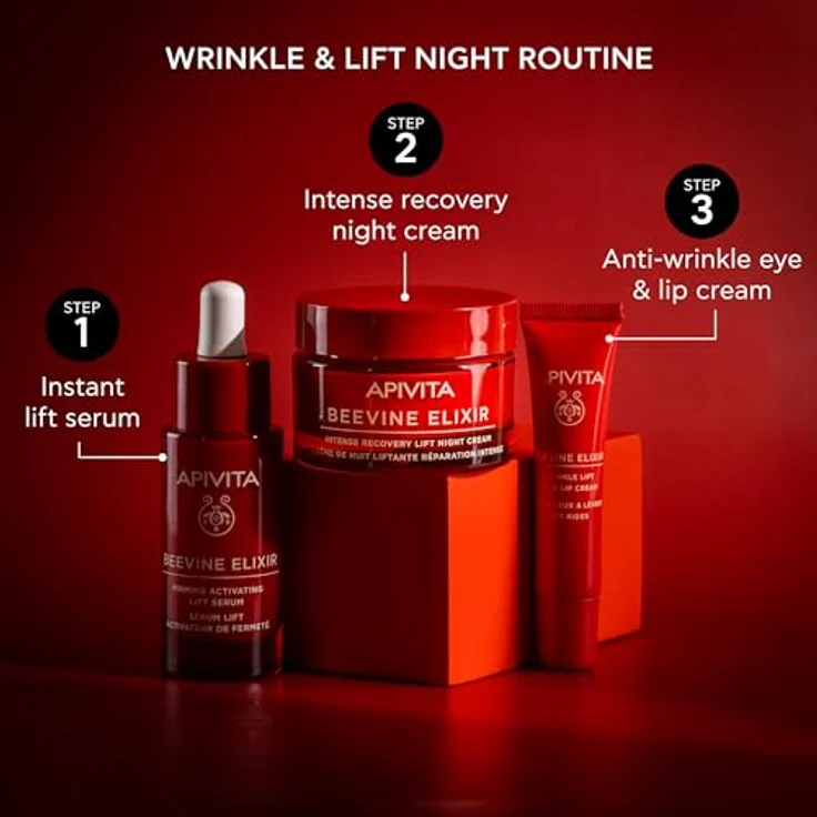 Apivita Beevine Elixir Night Cream, festigende Nachtcreme mit revitalisierender Wirkung, 50 ml – Bild 5
