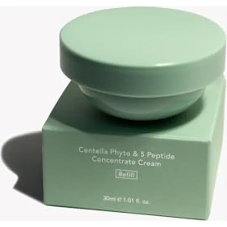 HARUHARU Centella Phyto & 5 Peptide Konzentrat Creme, 30ml Nachfüllung zur Hautrevitalisierung ohne toxische Inhaltsstoffe
