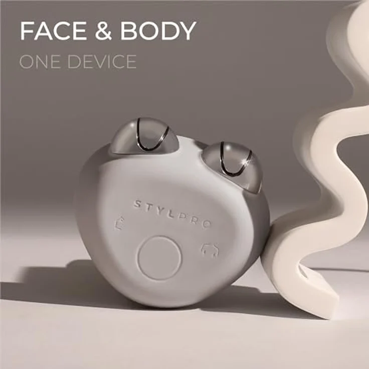 STYLPRO Dual Microcurrent Face & Body Toning Device, Massagegerät mit zwei Frequenzen und drei Intensitätsstufen, wasserfest – Bild 6