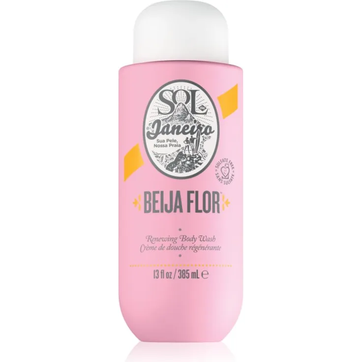 Sol de Janeiro Beija Flor, cremiges Duschgel mit feuchtigkeitsspendender Wirkung, 385 ml, vegan