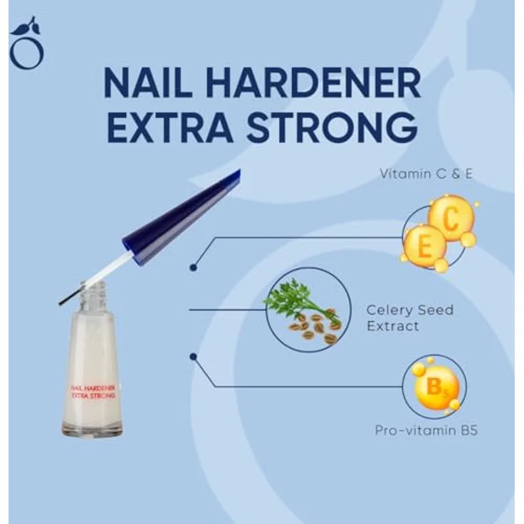 Herome 2-Pack Nagelhärter Extra Stark, 2 x 10ml Nagelverstärker für feste Nägel, Ergebnisse sichtbar nach 8 Tagen, frei von Harzen und Toluol – Bild 4