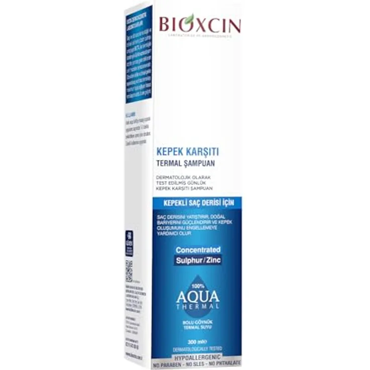 BIOXCIN Bioxcin Anti-Schuppen Shampoo 300 ml – Aquathermal Shampoo mit Zink, Probiotika und Vitamin B6, gegen Schuppen und Juckreiz