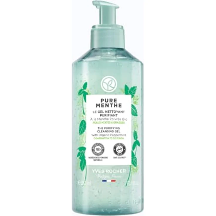 Yves Rocher PURE MENTHE - Reinigungsgel - Klärt die Poren - 390 ml – Bild 1