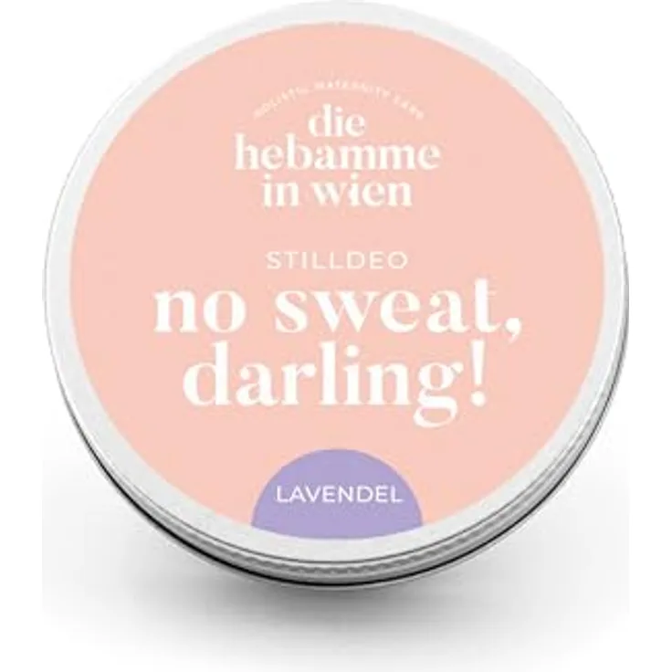 DIE HEBAMME IN WIEN Deocreme, Aluminiumfrei, Naturkosmetik für Stillende, Lavendelduft, 40g