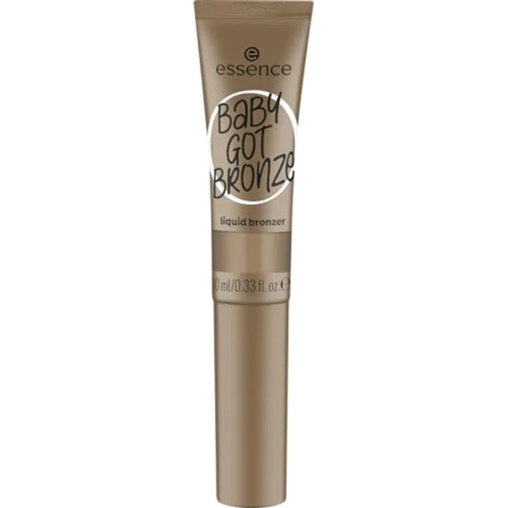 essence BABY GOT BRONZE liquid bronzer, Nr. 10 Grau, langanhaltend, definierend, einfach zu entfernen, natürlich, vegan, ölfrei, 10ml, 1er Pack – Bild 2