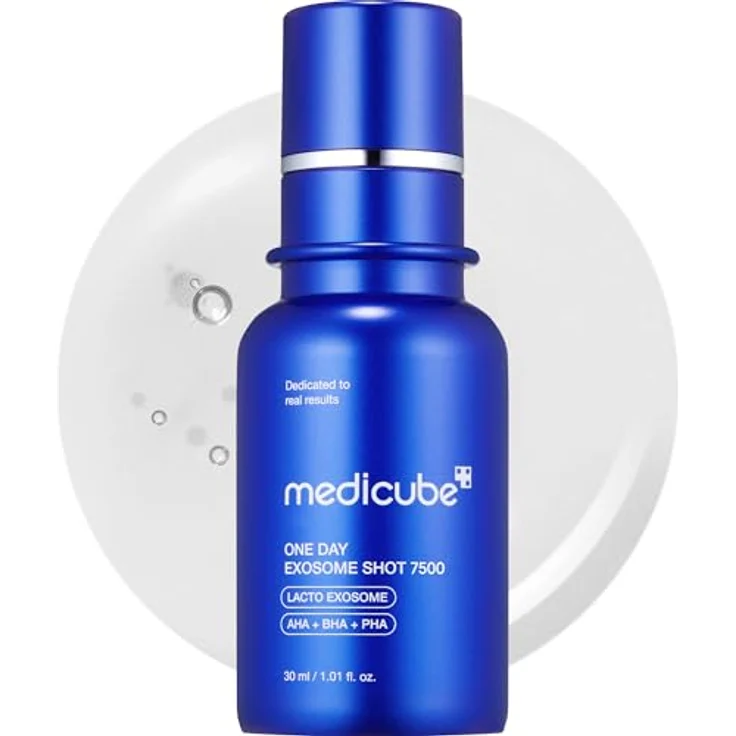 Medicube One Day Exosome Shot Pore Ampoule 7500 - Revitalisierendes Serum mit Mikronadeln, AHA+BHA+PHA - 30ml – Bild 1