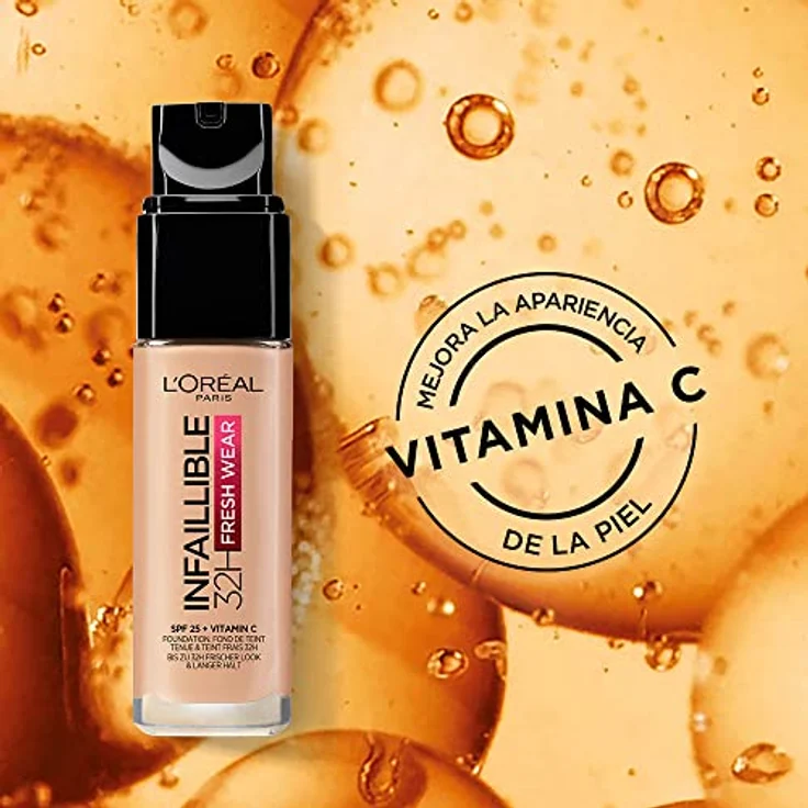 L'Oréal Infaillible 24H Fresh WearFoundation 180 Sable Rosé 30 ml – Bild 5
