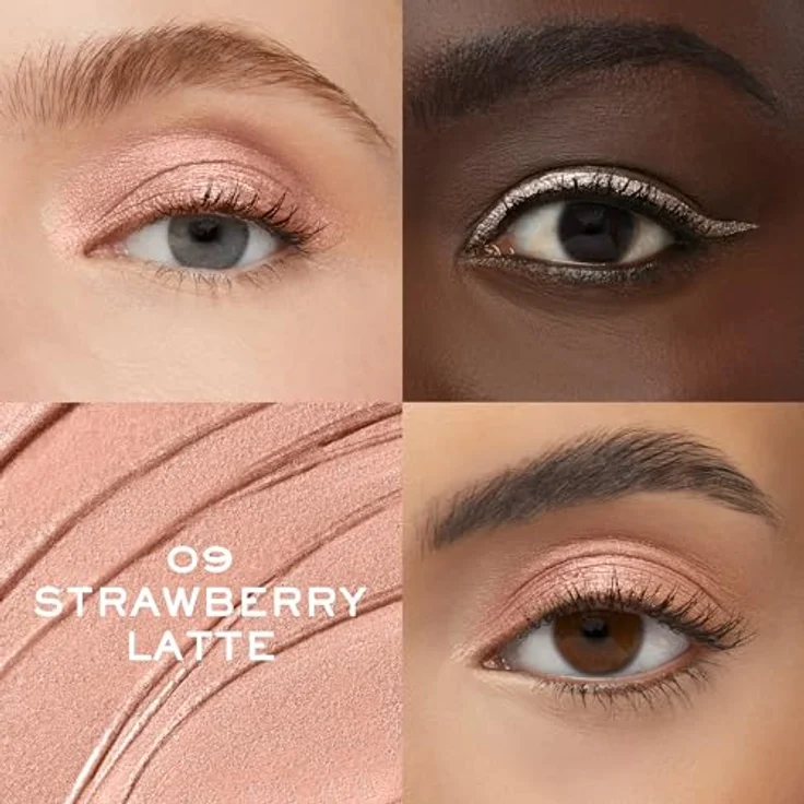 Lancôme Idôle Tint, Flüssiger Lidschatten in Farbton 09 Strawberry Latte, 7 ml – Leichte Textur mit langem Halt, ideal zum Hervorheben und Modellieren der Gesichtszüge – Bild 2