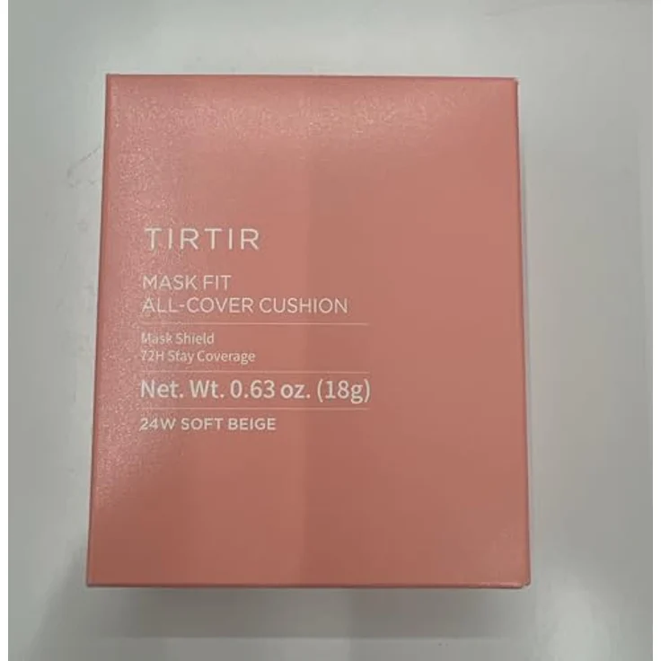 TIRTIR Mask Fit All Cover Cushion, mattierendes Make-up mit ausgezeichneter Abdeckung, Farbton 24W Soft Beige, 18 g – Bild 7