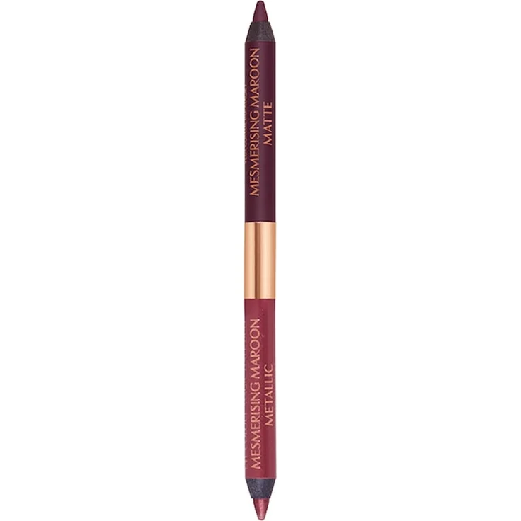 Charlotte Tilbury EYE COLOUR MAGIC LINER DUO, Eyeliner mit matte und glitzernde Textur, 1 g, Mesmerising Maroon