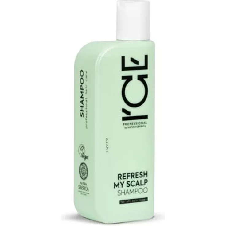Natura Siberica ICE Professional Refresh My Scalp Shampoo, 250 ml - Entgiftung und sanfte tiefenreinigung der Kopfhaut, zertifizierte Naturkosmetik