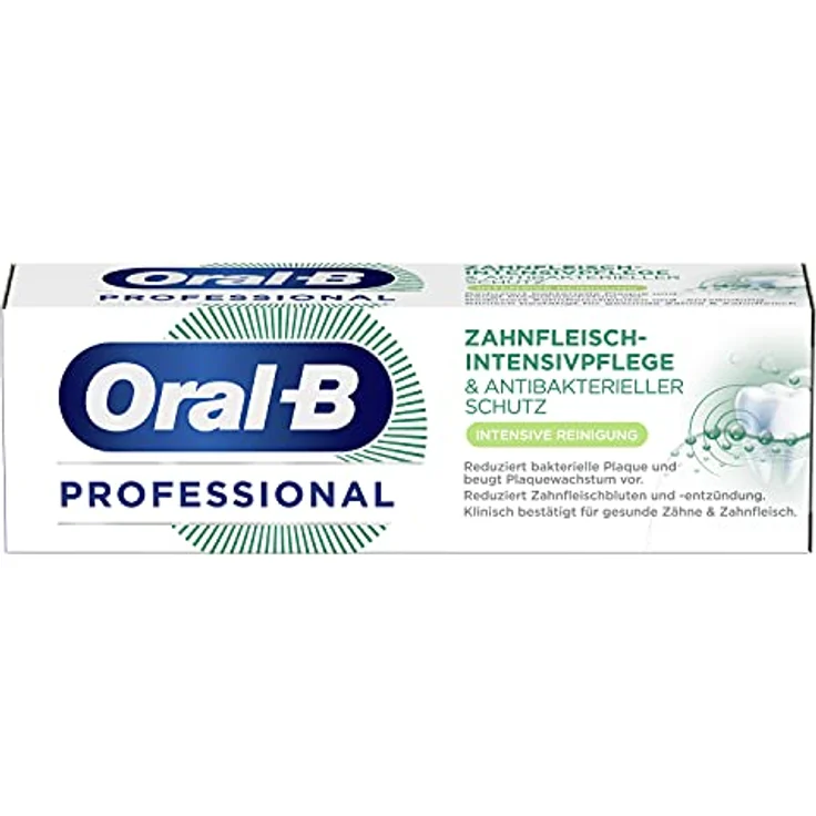 Oral-B Professional Zahnfleisch-Intensivpflege & Antibakterieller Schutz Intensive Reinigung Zahncreme 75 ml – Bild 1