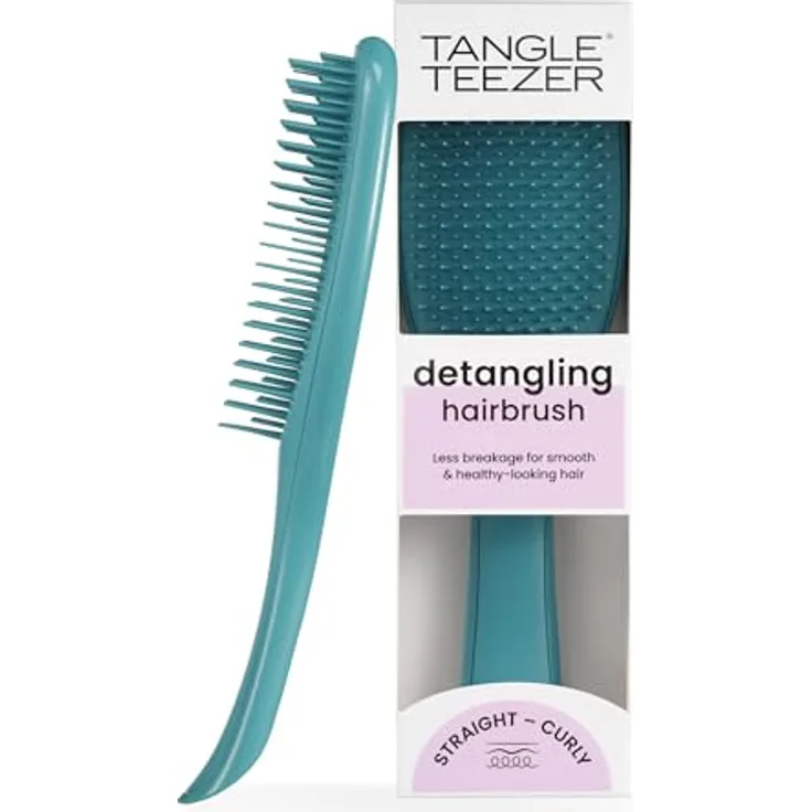 Tangle Teezer The Ultimate Detangler Haarbürste, speziell entworfene Borsten für schmerzfreies Entwirren, Transformative Teal