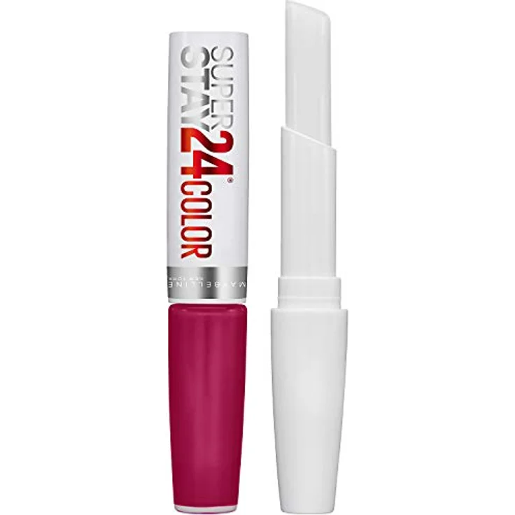 MAYBELLINE New York Lippenstift, Super Stay 24H Optic Brights, Flüssig und langanhaltend, Nr. 860 Knackiges Magenta, 75 ml (2er Pack) – Bild 3