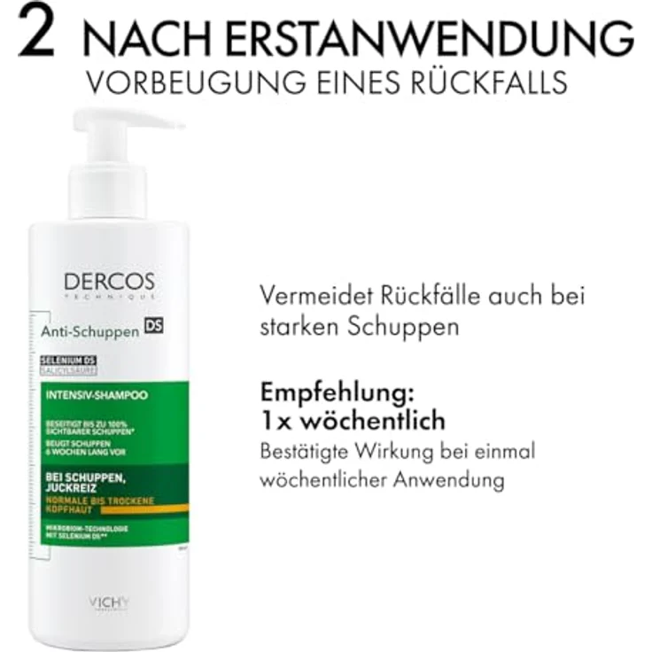 Vichy Dercos Anti-Dandruff Shampoo gegen Schuppen für trockenes Haar 390 ml – Bild 10
