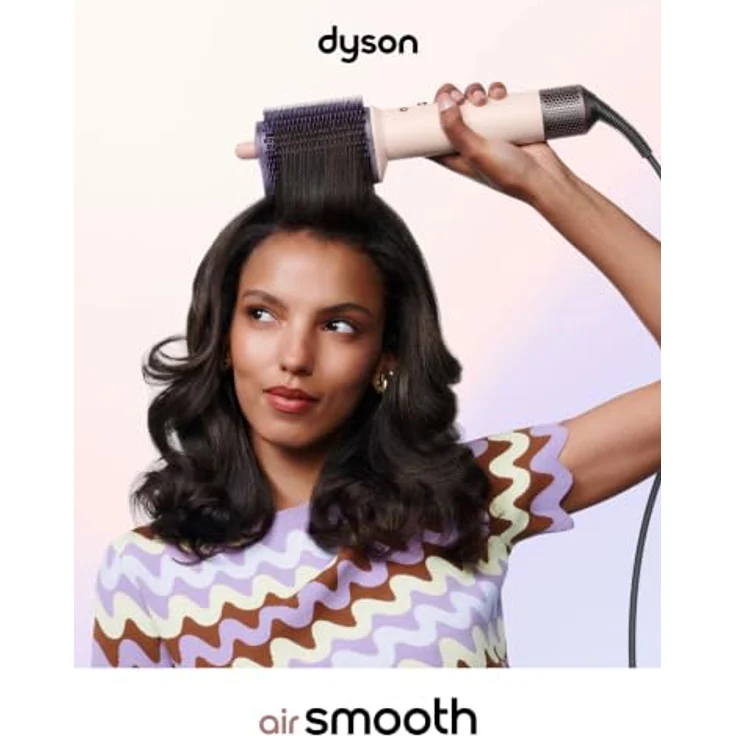 Dyson Airsmooth™ Warmluftbürste, ergonomisch mit dualer Borstentechnologie, rosa – Bild 2