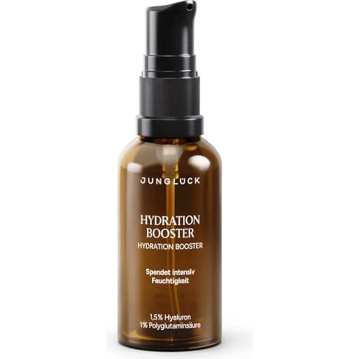 Junglück Hydration Booster Gesichtsserum, 30 ml mit 1,5% Hyaluronsäure und intensiver Feuchtigkeitsversorgung