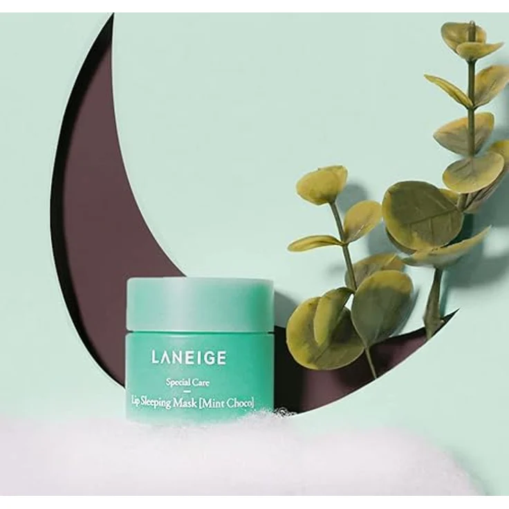 LANEIGE Lip Sleeping Mask EX, 20g Lippenmaske mit Beeren-Mix-Komplex, Mint Choco Duft – Bild 3