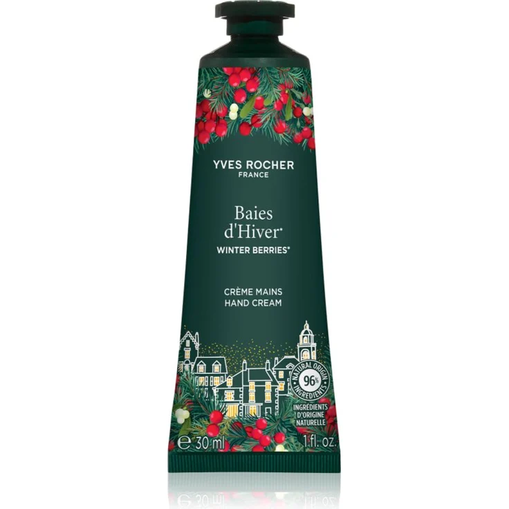 Yves Rocher Winter Berries Handcreme, feuchtigkeitsspendend, 30 ml, für Damen