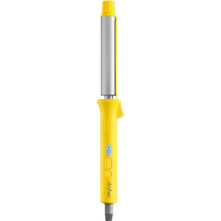 Drybar The 3-Day Bender Rotating Curling Iron, 1-Zoll Lockenstab mit Keramik-Technologie, digitaler Temperaturkontrolle bis 226 °C, gelb
