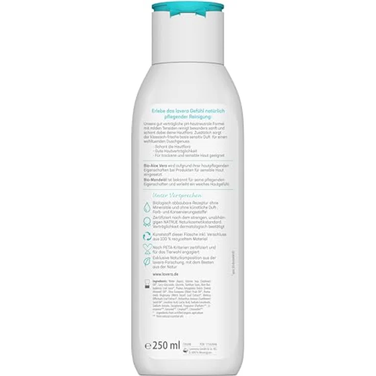 Lavera Basis sensitiv Intense Care Duschcreme 200 ml – Bild 7