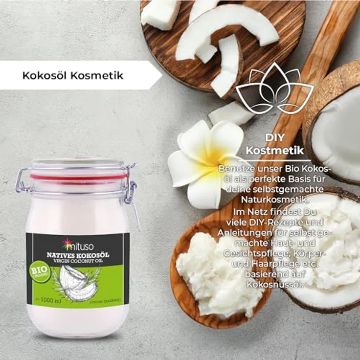 mituso Bio Kokosöl nativ 1000 ml  – Bild 4