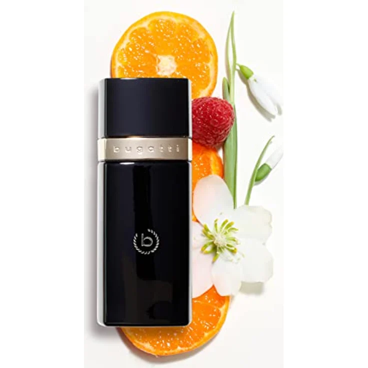 bugatti Parfüm Damen ELEGANZA Intensa EdP 60ml I Sinnliches Eau de Parfum für jedes Alter & jeden Anlass I Romantische Kombination aus Pfirsich, Himbeere, Maiglöckchen & Vanille I Floral & warm – Bild 4