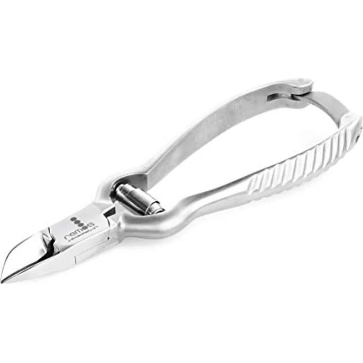 remos professional body care REMOS Nagelzange mit Verschluss, Edelstahl [14 cm] für dicke Fußnägel, desinfizierbar und langlebig