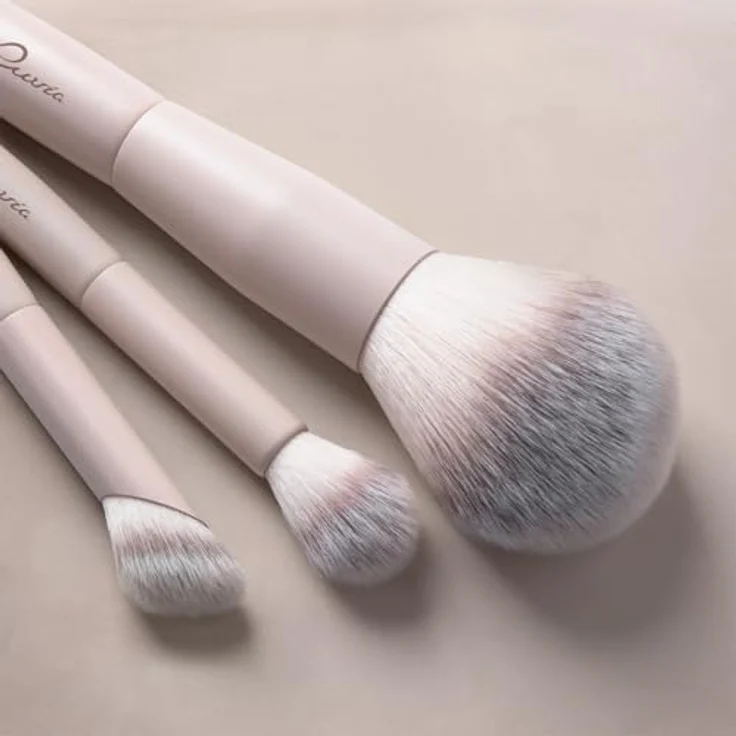 Luvia Cosmetics Nude Aura Pro Brush Set, Augenpinsel-Set mit 14 verschiedenen Pinseln und Tasche für Präzisions-Make-up Anwendungen – Bild 2