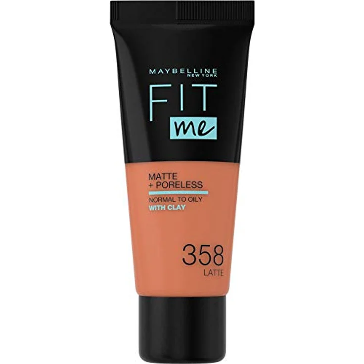 Maybelline New York Fit me! Matte & Poreless Make-up Nr. 358 Latte, 30 ml – Bild 1